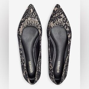 EXPRESS - LACE FLAT PITCH BLACK